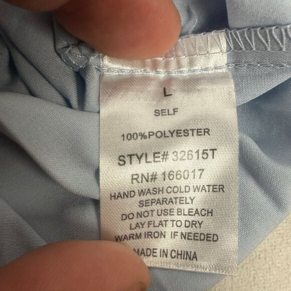 Blueb. Collection Womens Western Fringe Sequin Button-Up Shirt Size L - Picture 6 of 6